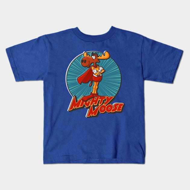 Mighty Moose Kids T-Shirt by Doc Multiverse Designs